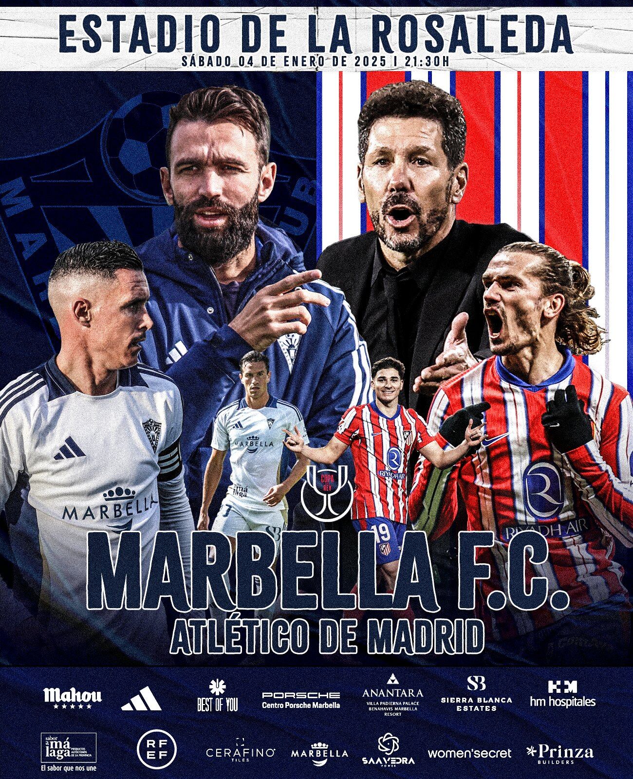 El Marbella se enfrentará al Atlético de Madrid en la Copa del Rey