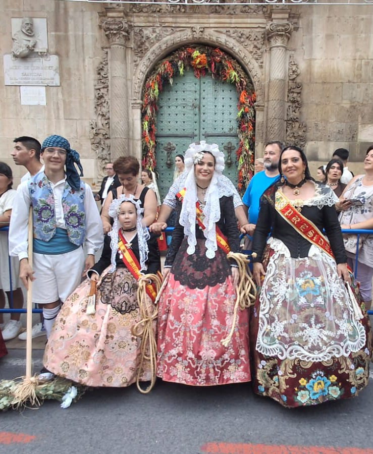 Marcos, Nela, Ayla y Adela, en una imagen de archivo.
