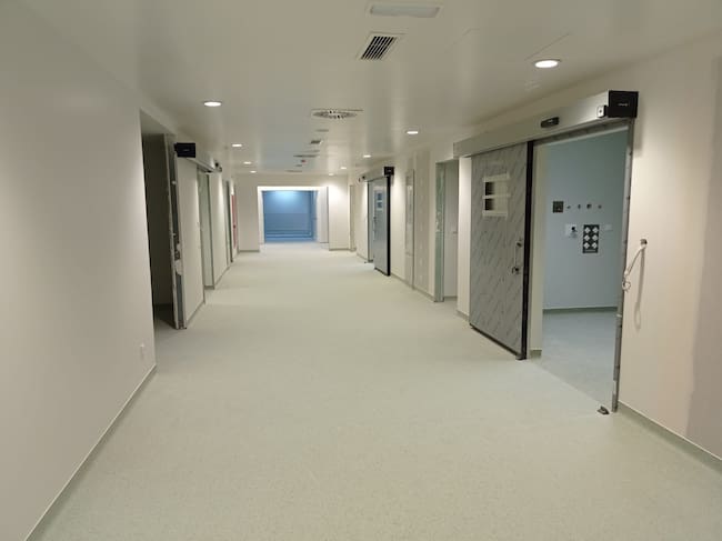 El área quirúrgica del futuro hospital de Cuenca