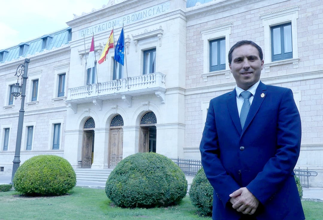 Foto del presidente de la Diputación de Cuenca, Álvaro Martínez Chana