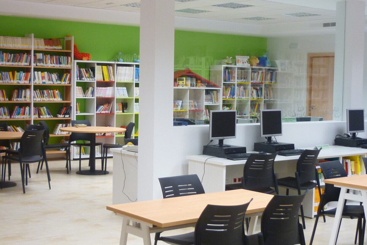 Foto d'arxiu de la biblioteca de L'Olleria