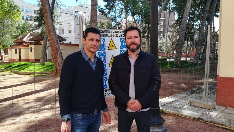 Alberto García y Francisco Muñoz, ediles del PP en Elda 