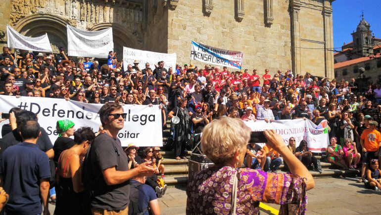 Manifestación CRTVG