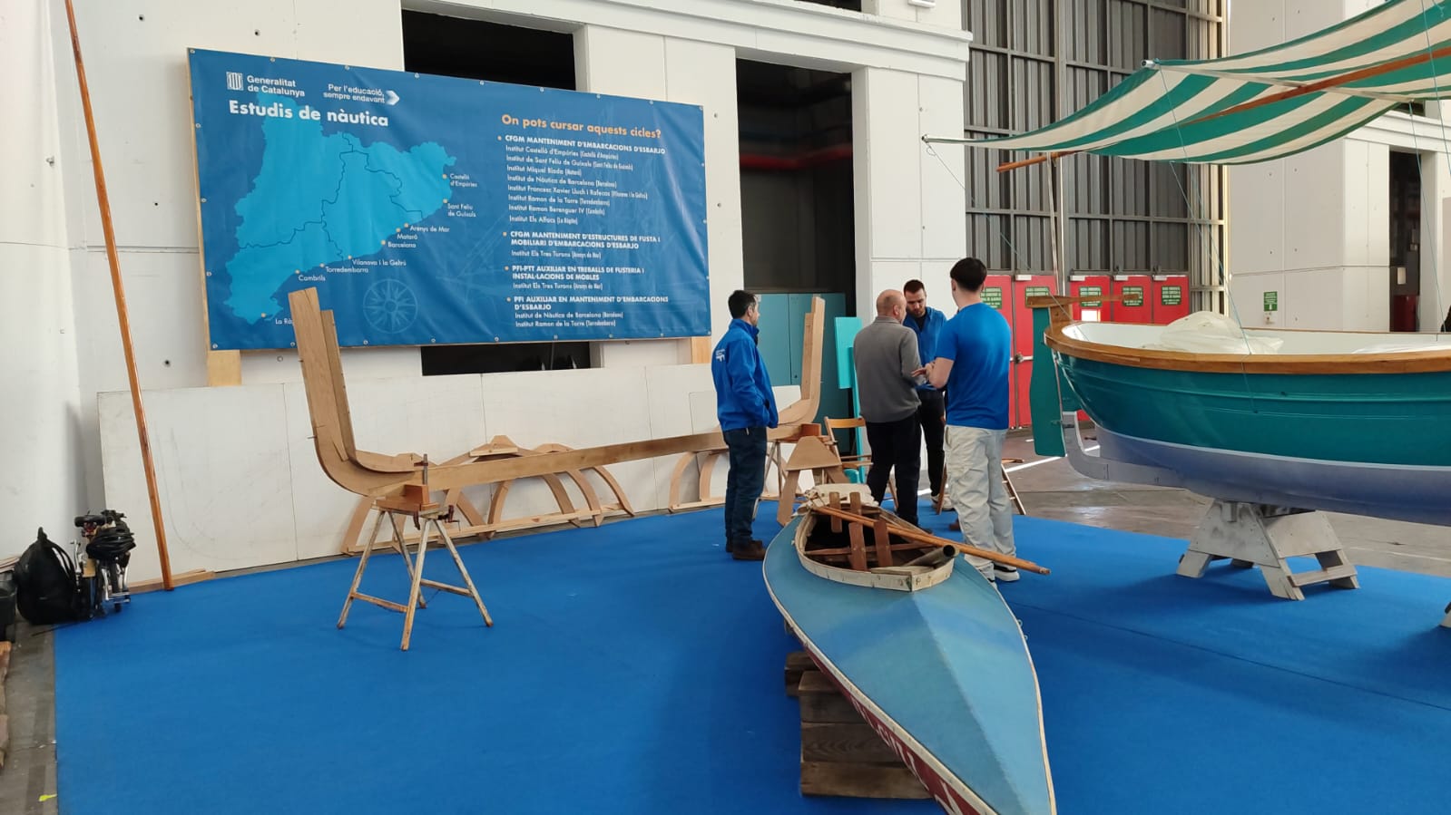 Els 9 instituts públics que ofereixen formació en l'àmbit de la nàutica presenten la seva oferta al Saló de l'Ensenyament.