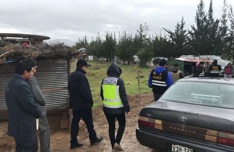 Fotografía facilitada por la Policía española de uno de los dos agentes de la Policía Nacional española especializados en homicidios y desapariciones, que colaboran con las autoridades de Perú en la investigación de la muerte de la joven ecuatoriano-españ