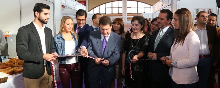 Momento de la inauguración de la IV Feria de Mujeres Emprendedoras de Castilla-La Mancha