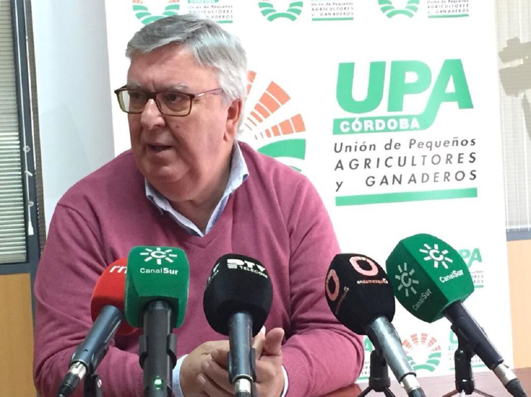 El secretario general de UPA-Córdoba, Miguel Cobos