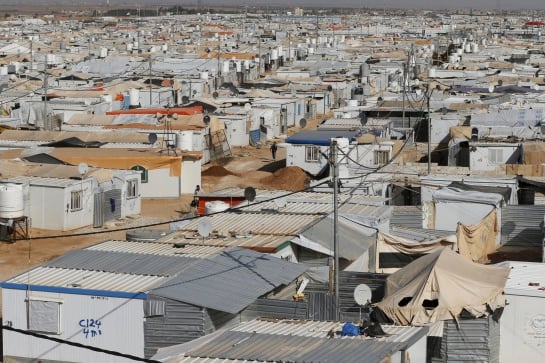 Vista general del campamento de Zaatari