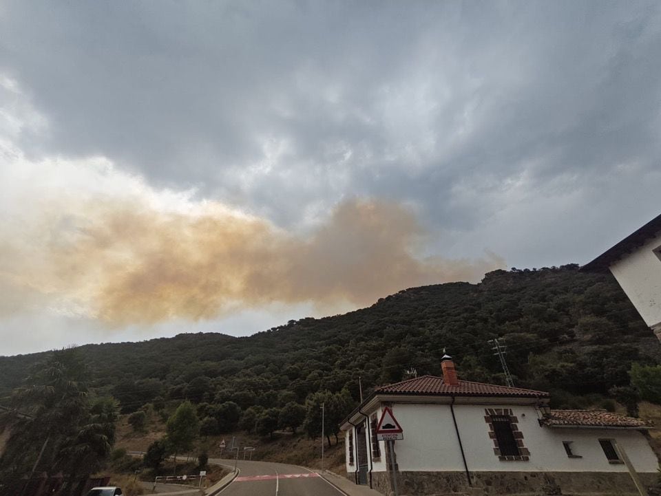 Incendio en Mansilla de la Sierra