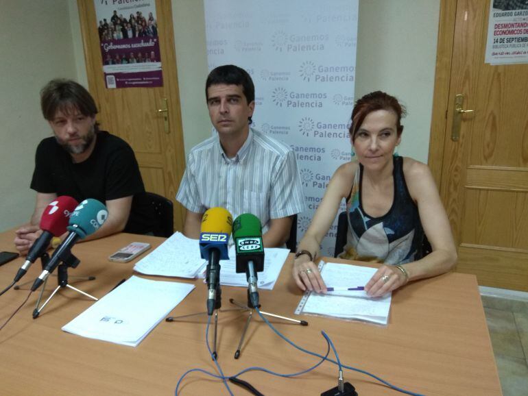 Fran Fernández, Juan Gascón y Patricia Rodríguez