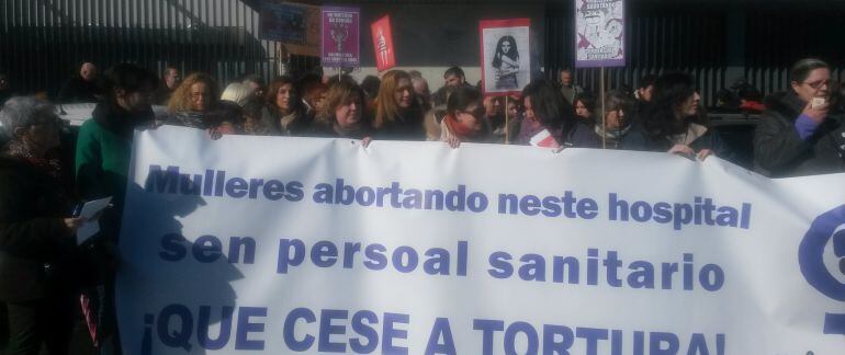 Maniifestación por un aborto digno