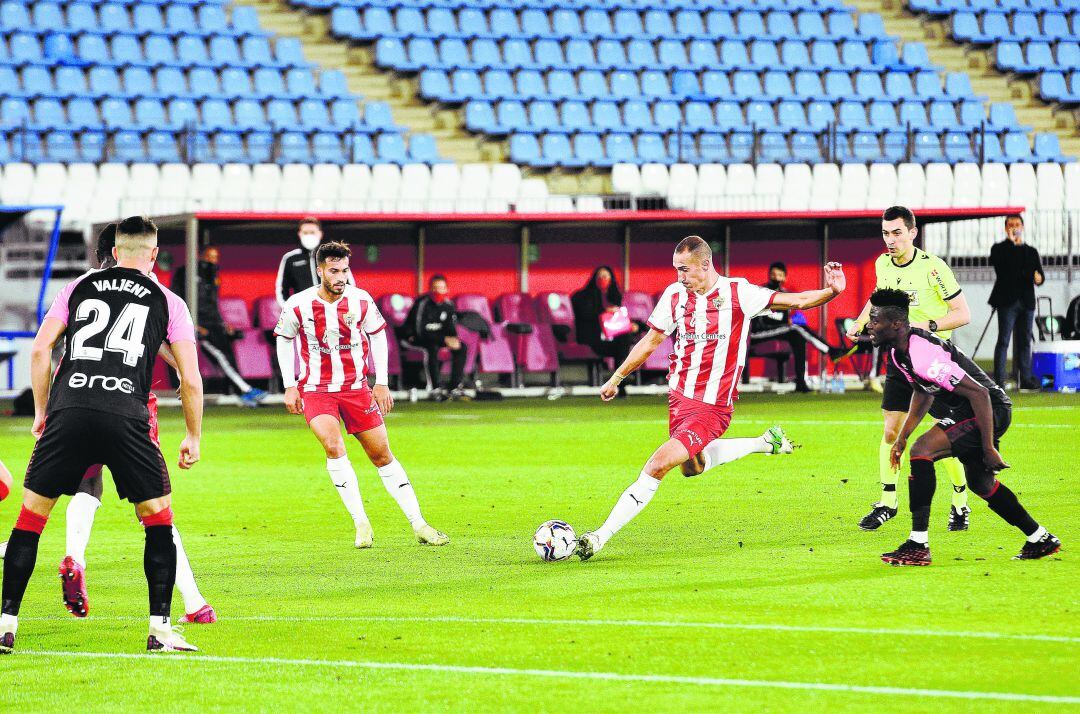 Radosav Petrovic en el partido contra el Real Mallorca.