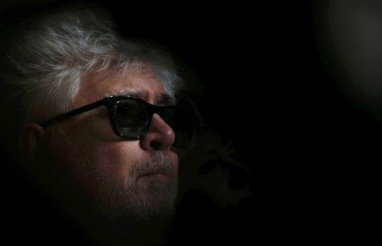 Pedro Almodóvar, durante la rueda de prensa