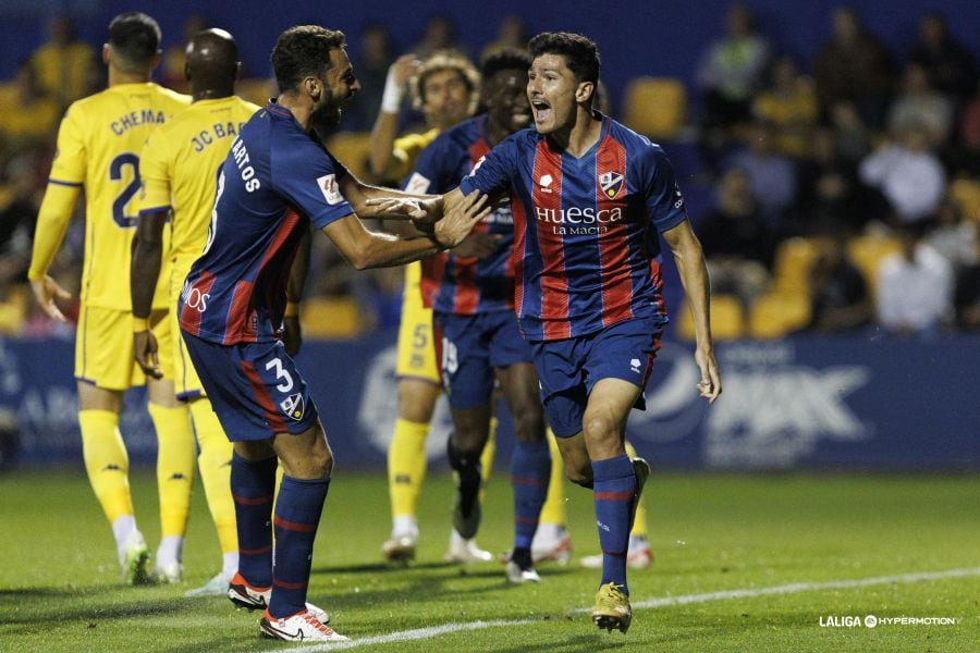 Loureiro marcó el primer gol de la SD Huesca