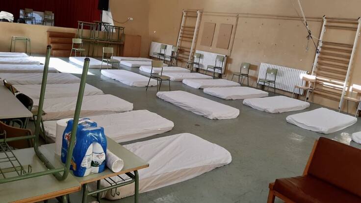 49 personas han pernoctado en el espacio de acogida de Vila desde el viernes