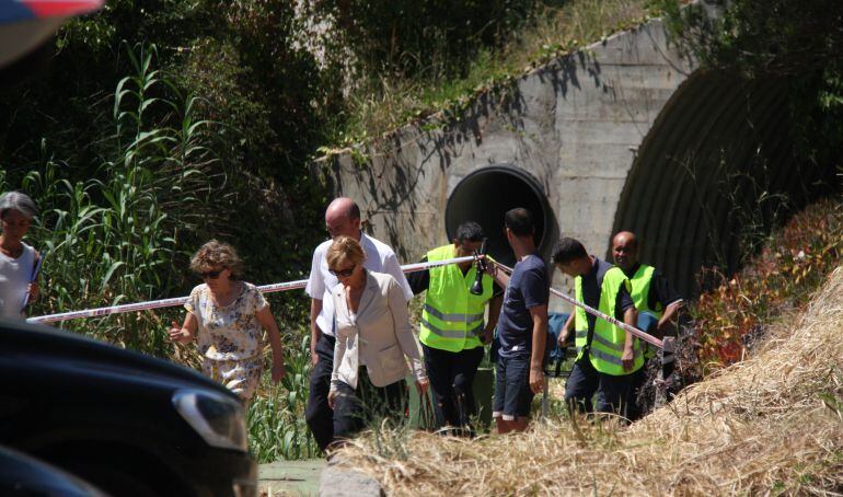 Moment en el que retiraven el cadàver
