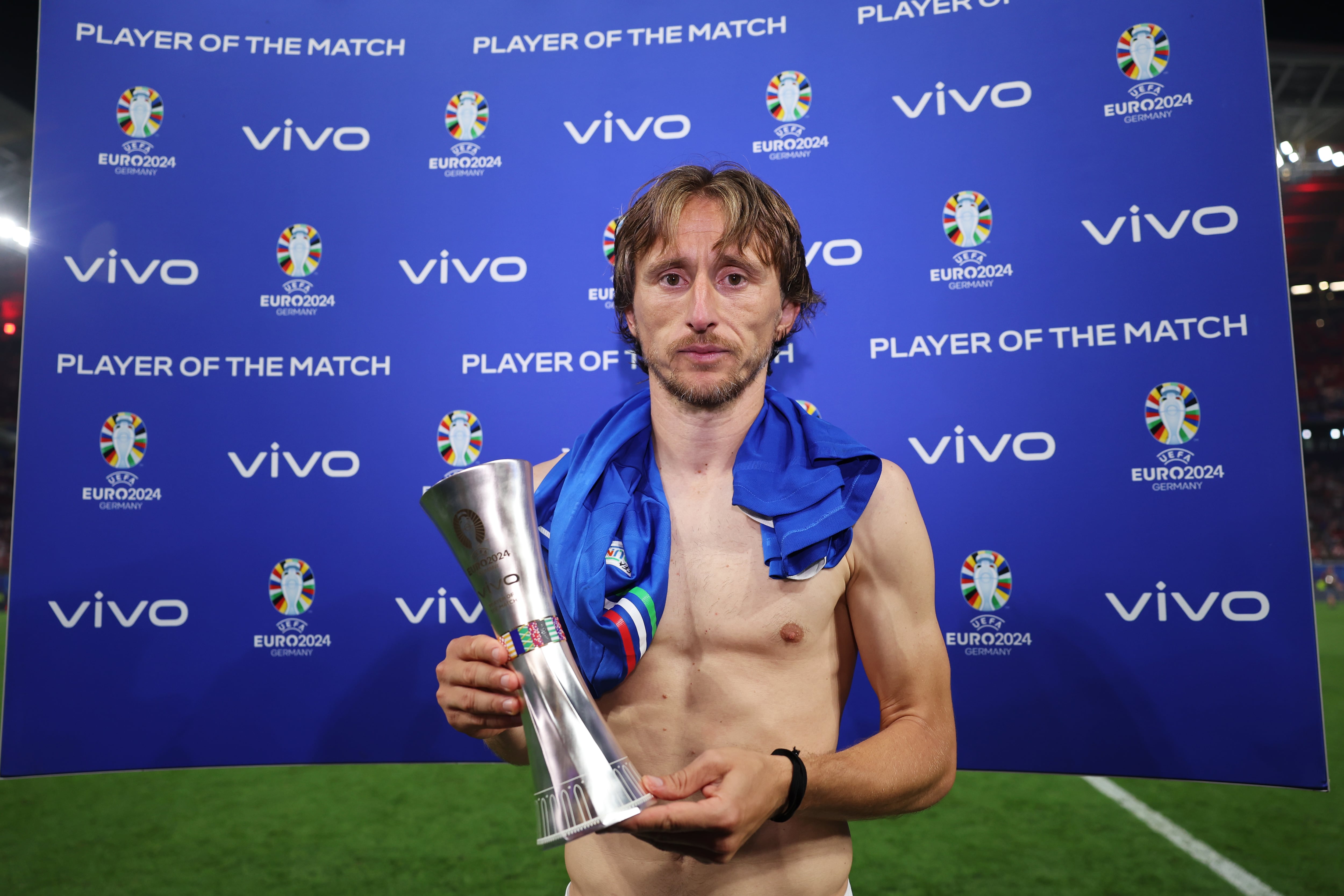 Luka Modric, MVP del Croacia-Italia. (Photo by Boris Streubel - UEFA/UEFA via Getty Images)