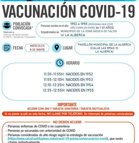 Detalles del proceso de vacunación en La Alberca