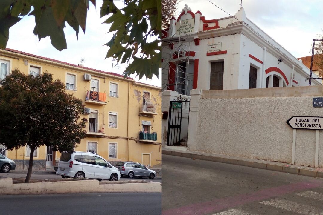 Imagen de los barrios Numancia y Virgen de la Cabeza