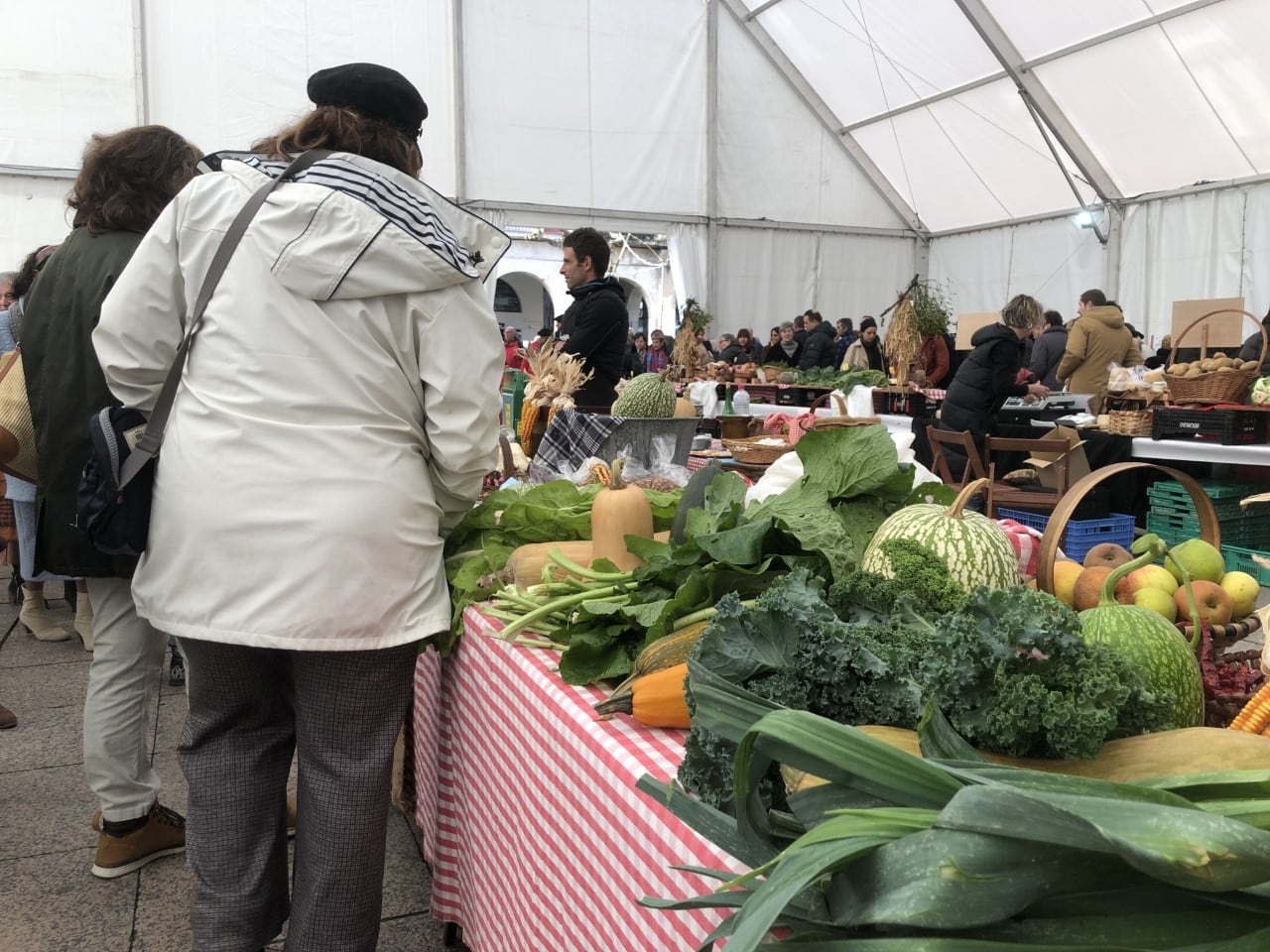 Las verduras son uno de los atractivos de la feria de San Andrés