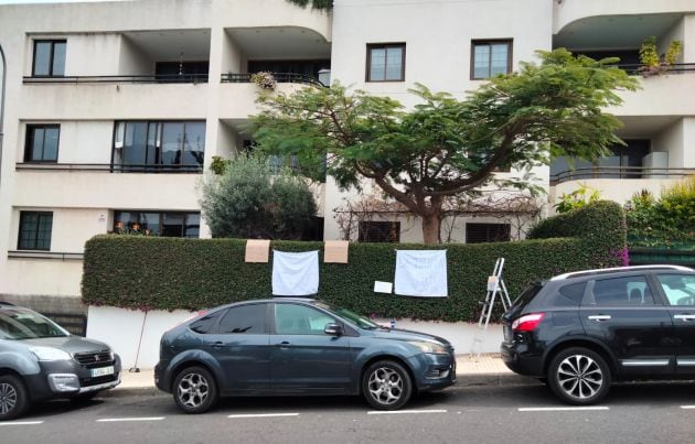 Protesta contra la tala de árbol