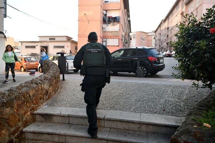 Un momento del operativo