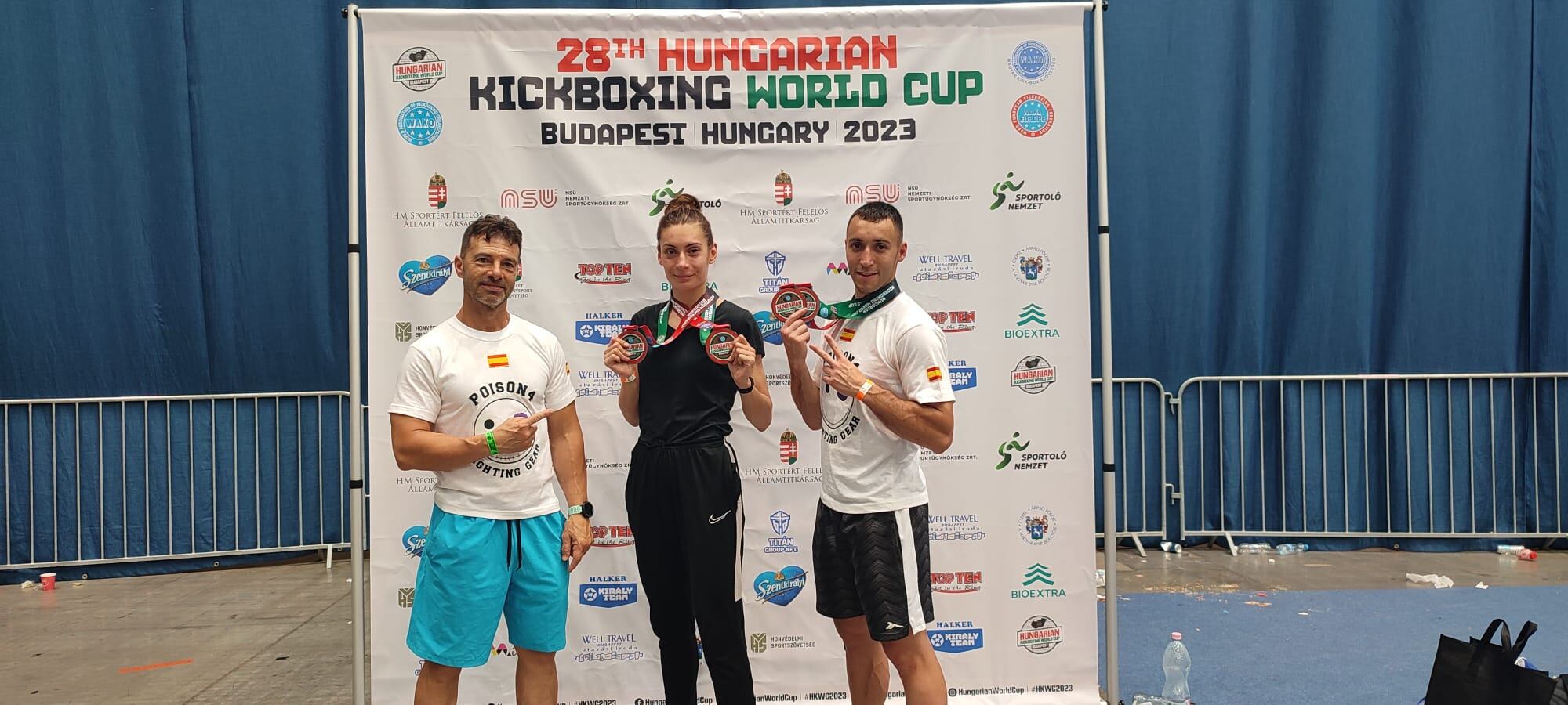 Sergio de Diego y Marta González, medallas de plata en la Copa del Mundo de kickboxing