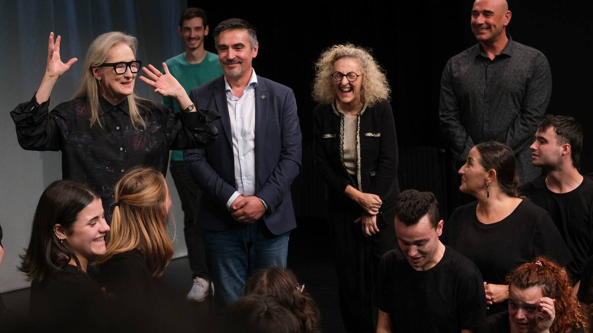 Homenaje de los alumnos de la ESAD de Gijón a Meryl Streep