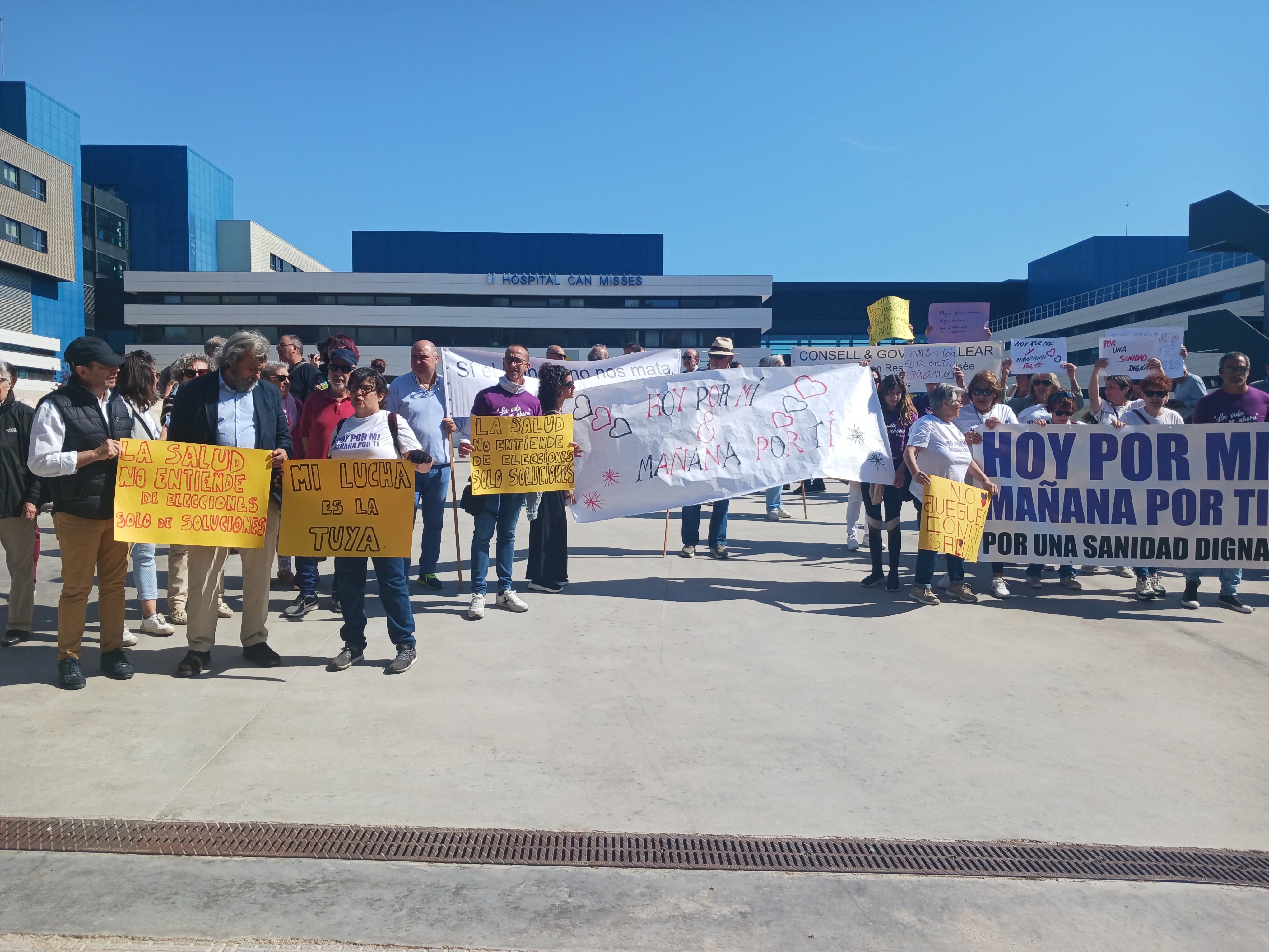 Imagen de la protesta de este viernes