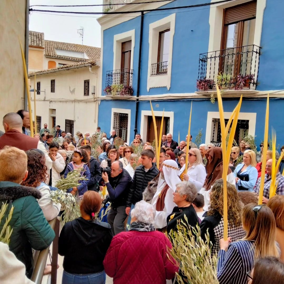 Momento de la procesión