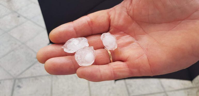 La tormenta apenas duró diez minutos
