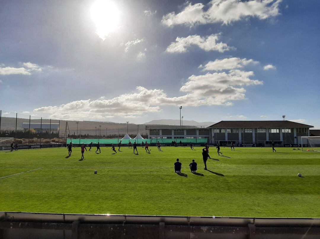 Sesión de Osasuna en Tajonar 