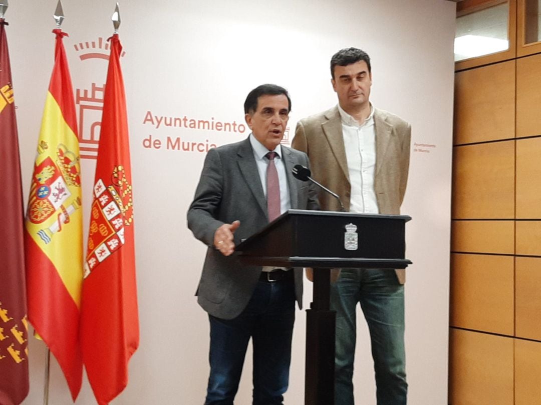 José Antonio Serrano (PSOE y Ginés Ruiz Maciá (Podemos-Equo)