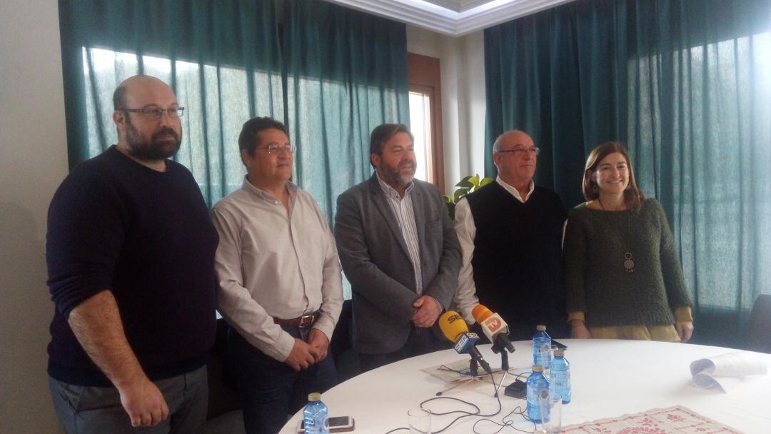 Desayuno de Compromís per Dénia con la prensa.