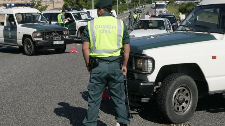 Imagen de archivo de un control de la Guardia Civil.