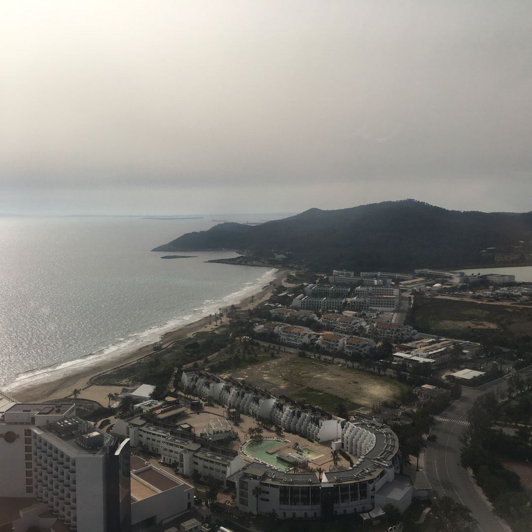 Vista aérea de la zona de Playa d'en Bossa