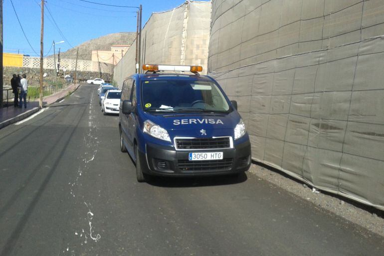 El triple crímen se cometió en una finca en la zona de Guaza en Arona. 