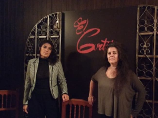 Carolina Fernández y Lola Mayo en el tablao El Cortijo (Madrid).