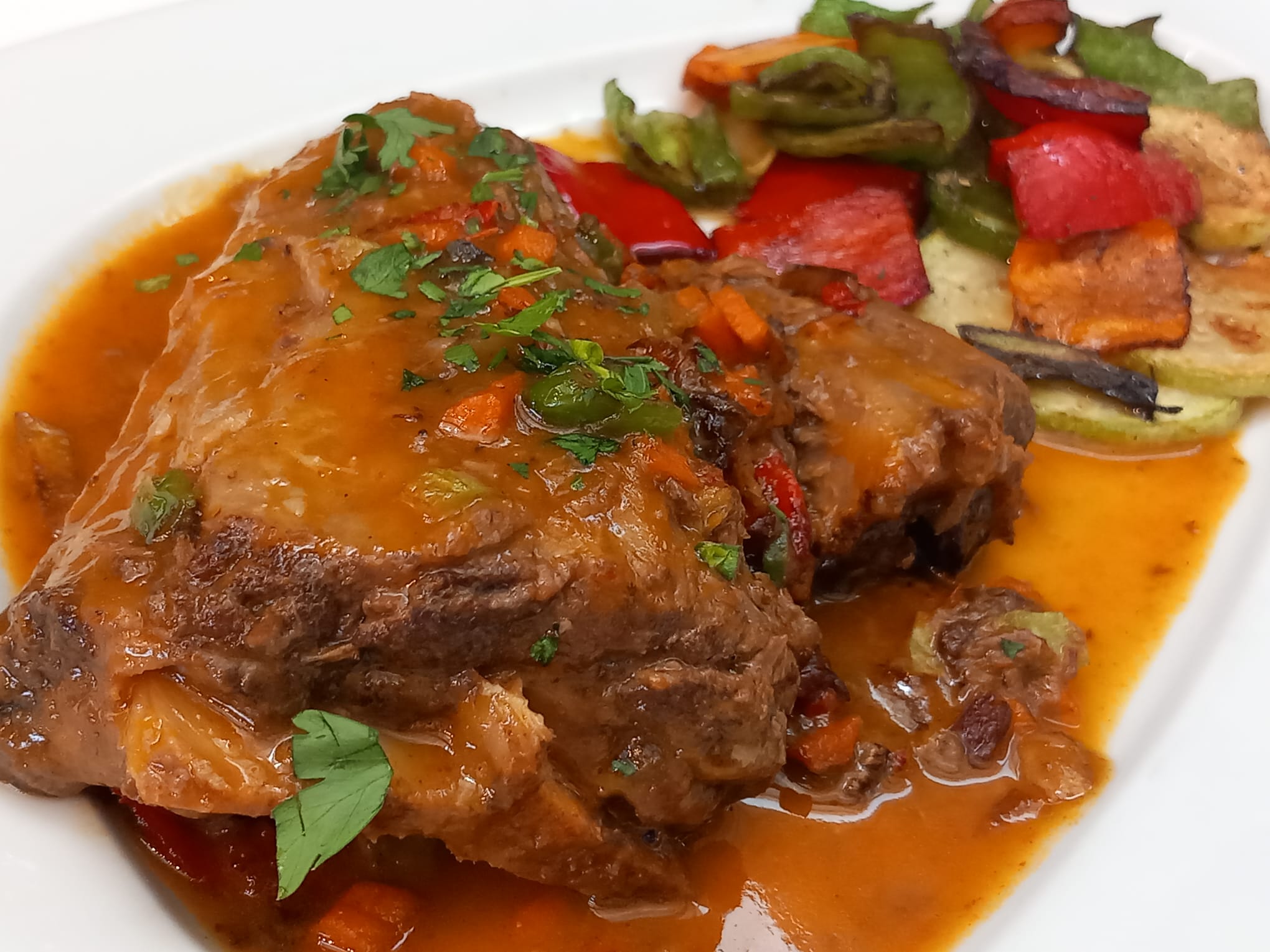 Cococha de atún al oloroso