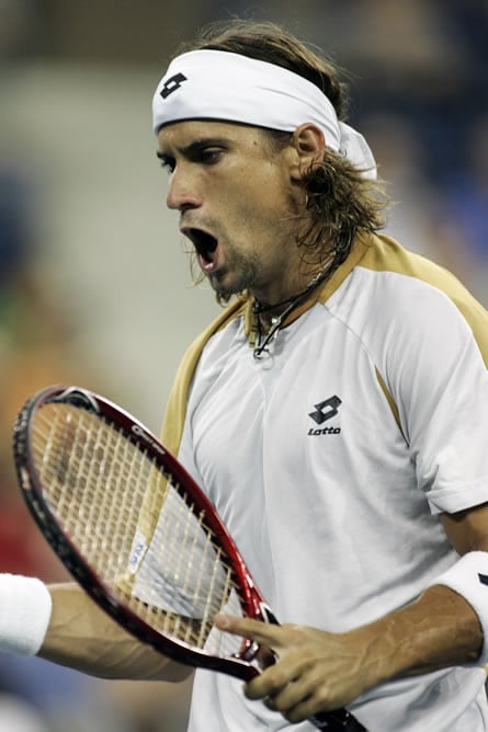 El alicantino David Ferrer tras ganar a Nadal.