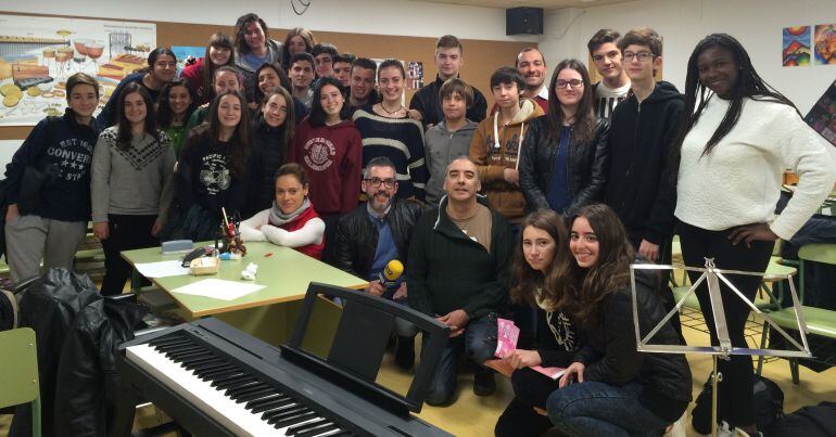 Equipo musical Grease. IES Alfonso X El Sabio.