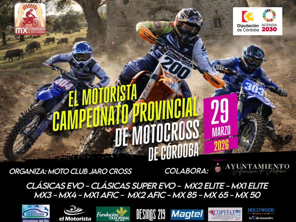 Villanueva acoge la segunda prueba del provincial de motocross