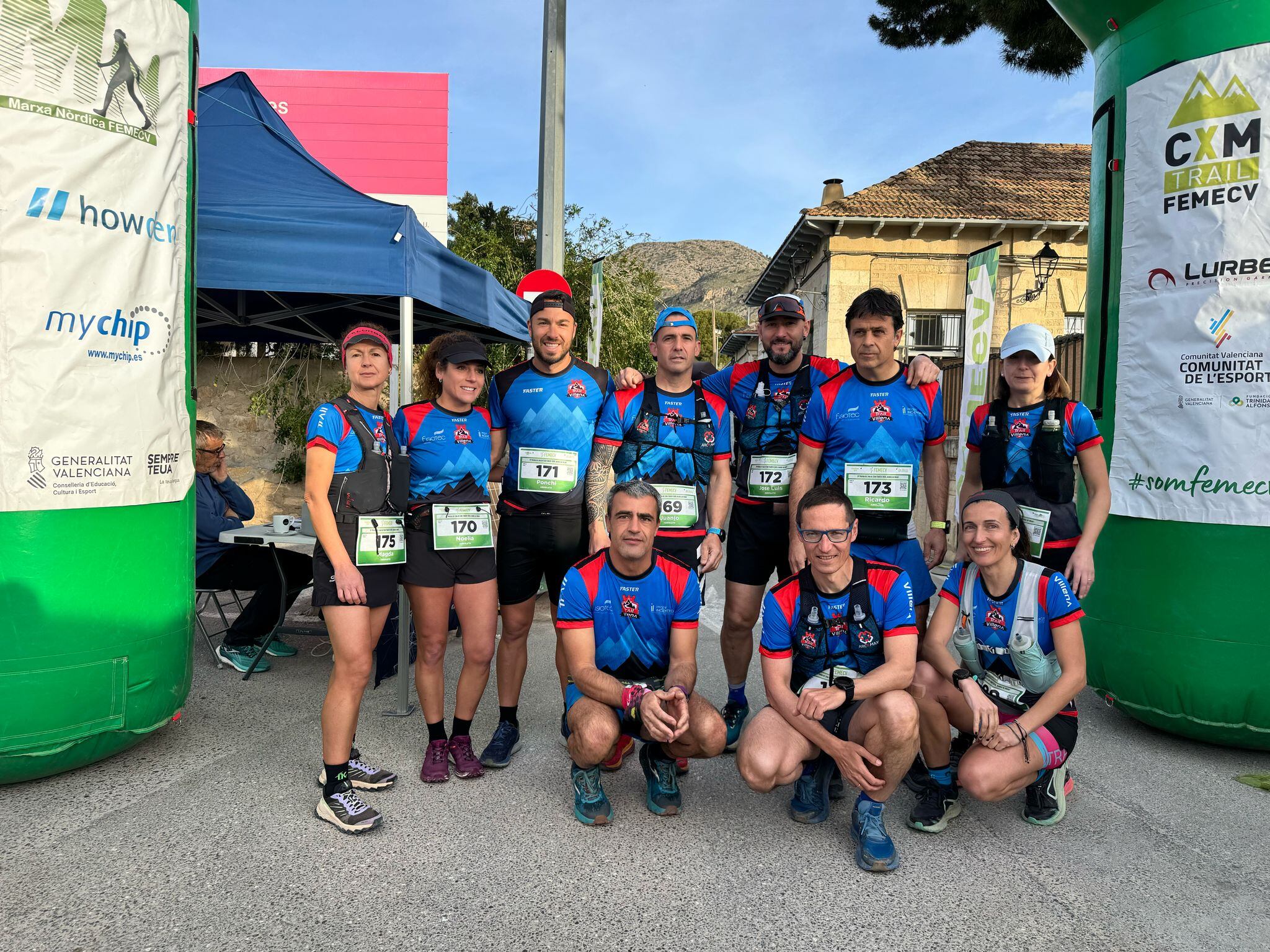 Equipo masculino del Trail Villena