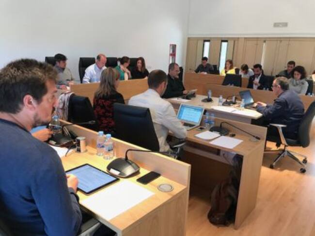 Un momento durante la sesión plenaria