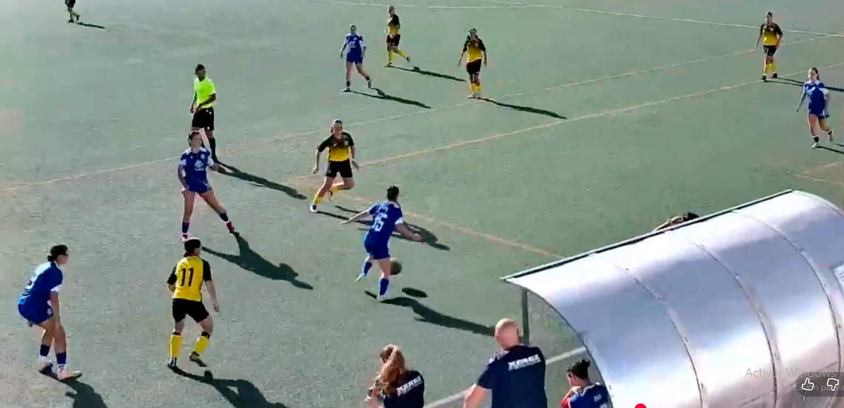 Imagen partido Xerez Féminas ante el Juventud Chiclana,