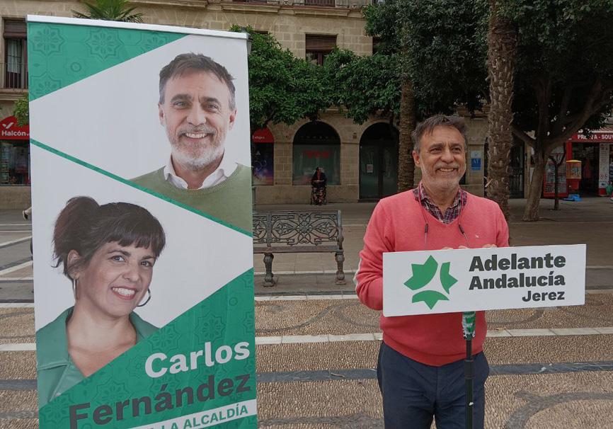 Carlos Fernández representante de Adelante Andalucía Jerez