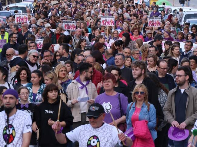 Manifestación en Elda-Petrer