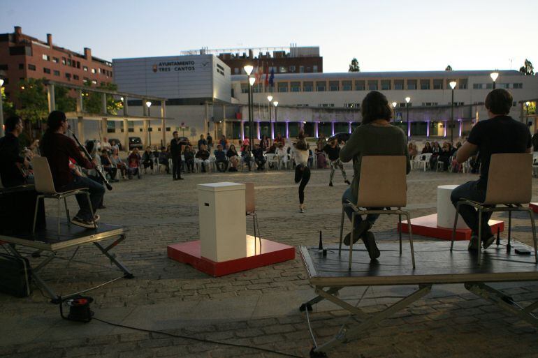 Actuación musical al aire libre