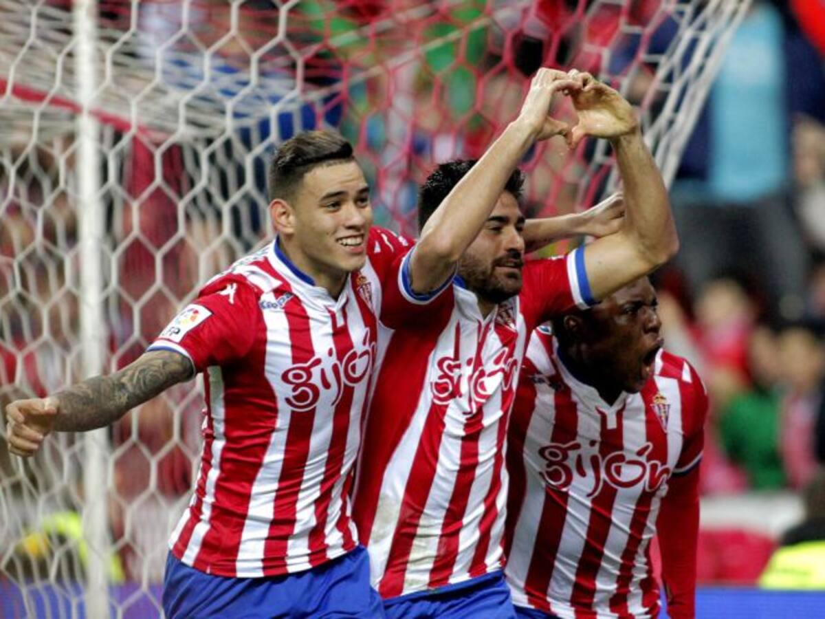 El Sporting golea a la Real