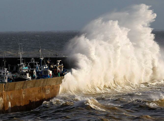 Tempestad en los puertos